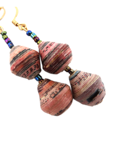 Handmade Rich Chocolate Earrings