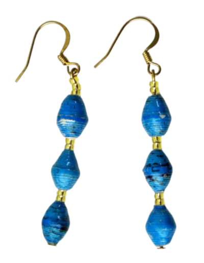 Handmade Essential Blue Earrings