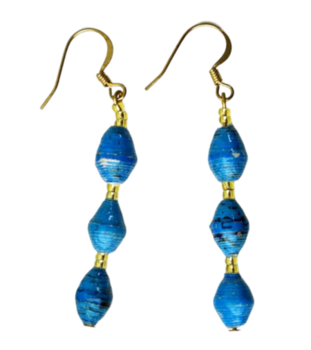 Handmade Essential Blue Earrings