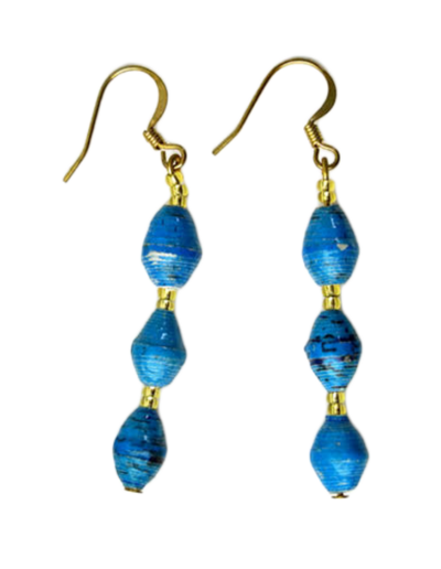 Handmade Essential Blue Earrings