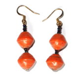 Handmade Exquisite Orange Earrings