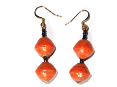 Handmade Exquisite Orange Earrings