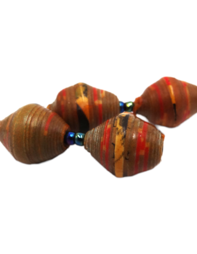 Handmade Lovable Green Brown Earrings