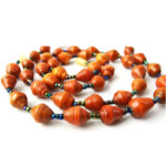 Handmade Foxy Brown Orange Necklace