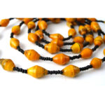 Handmade Gold Brown Necklace