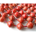 Handmade Glossy Red Necklace