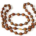 Rich Chocolate Brown Necklace Bracelet Set