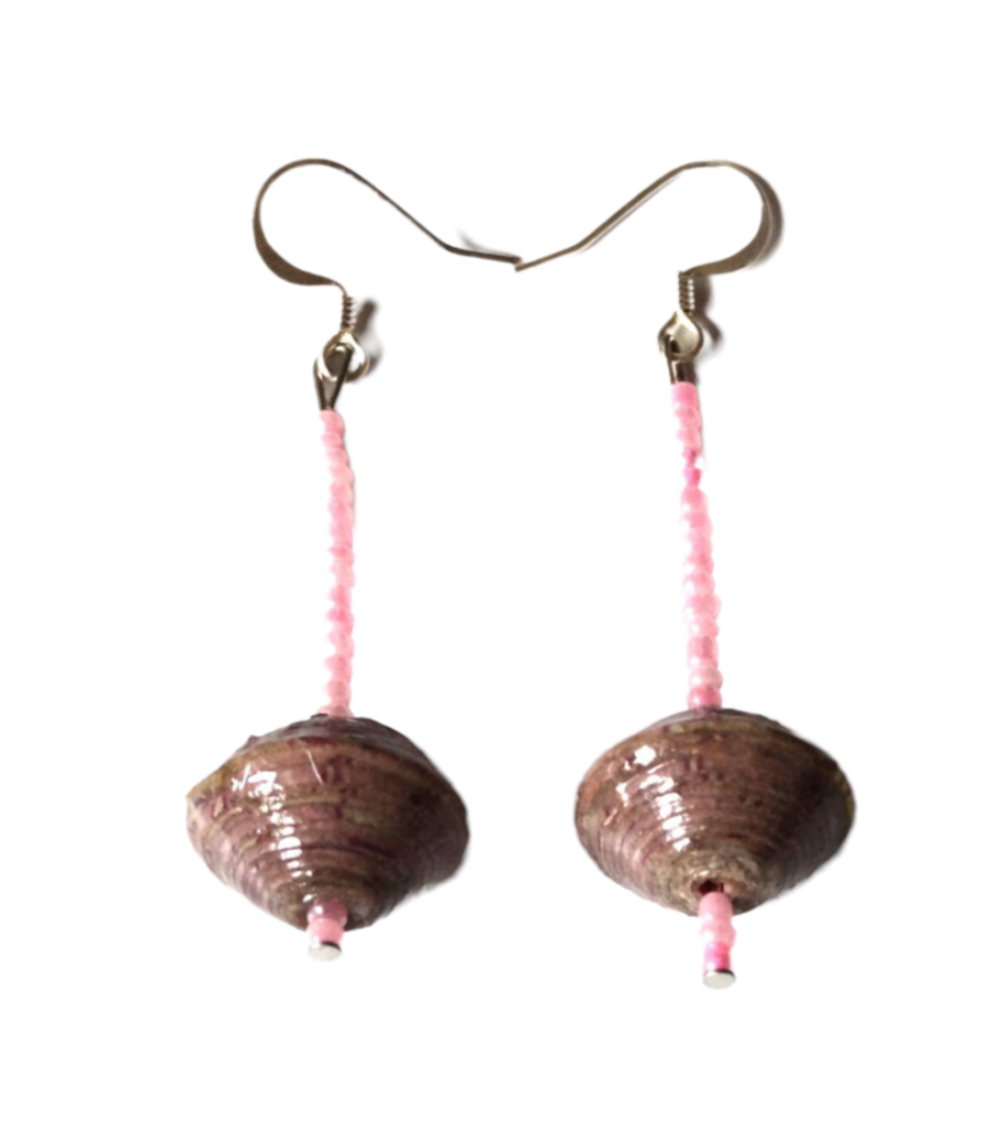 Handmade Indulgent Brown Earring