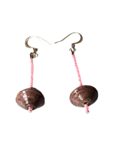 Handmade Indulgent Brown Earring