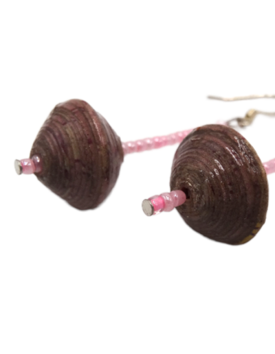 Handmade Indulgent Brown Earring