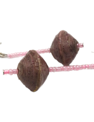 Handmade Indulgent Brown Earring