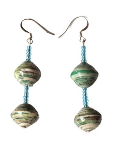 Handmade Indulgent Green Earring