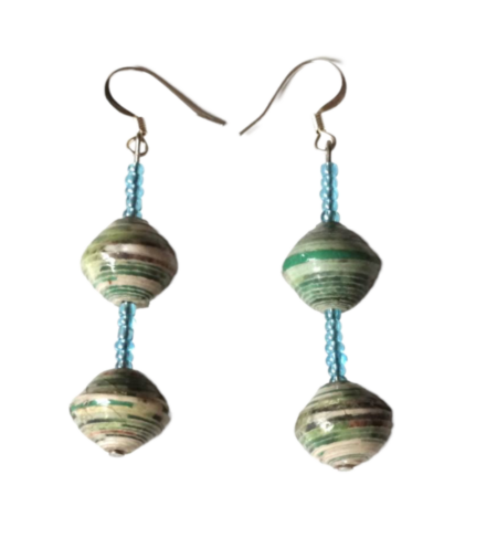 Handmade Indulgent Green Earring