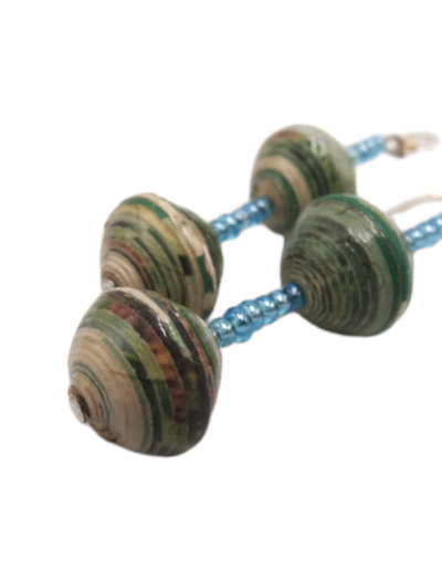 Handmade Indulgent Green Earring