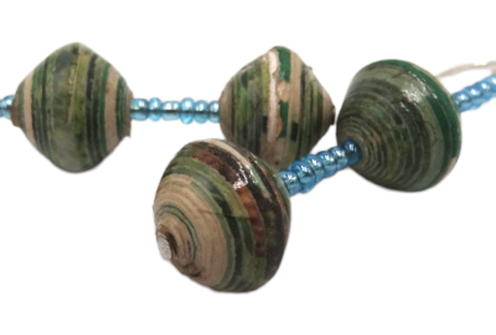 Handmade Indulgent Green Earring