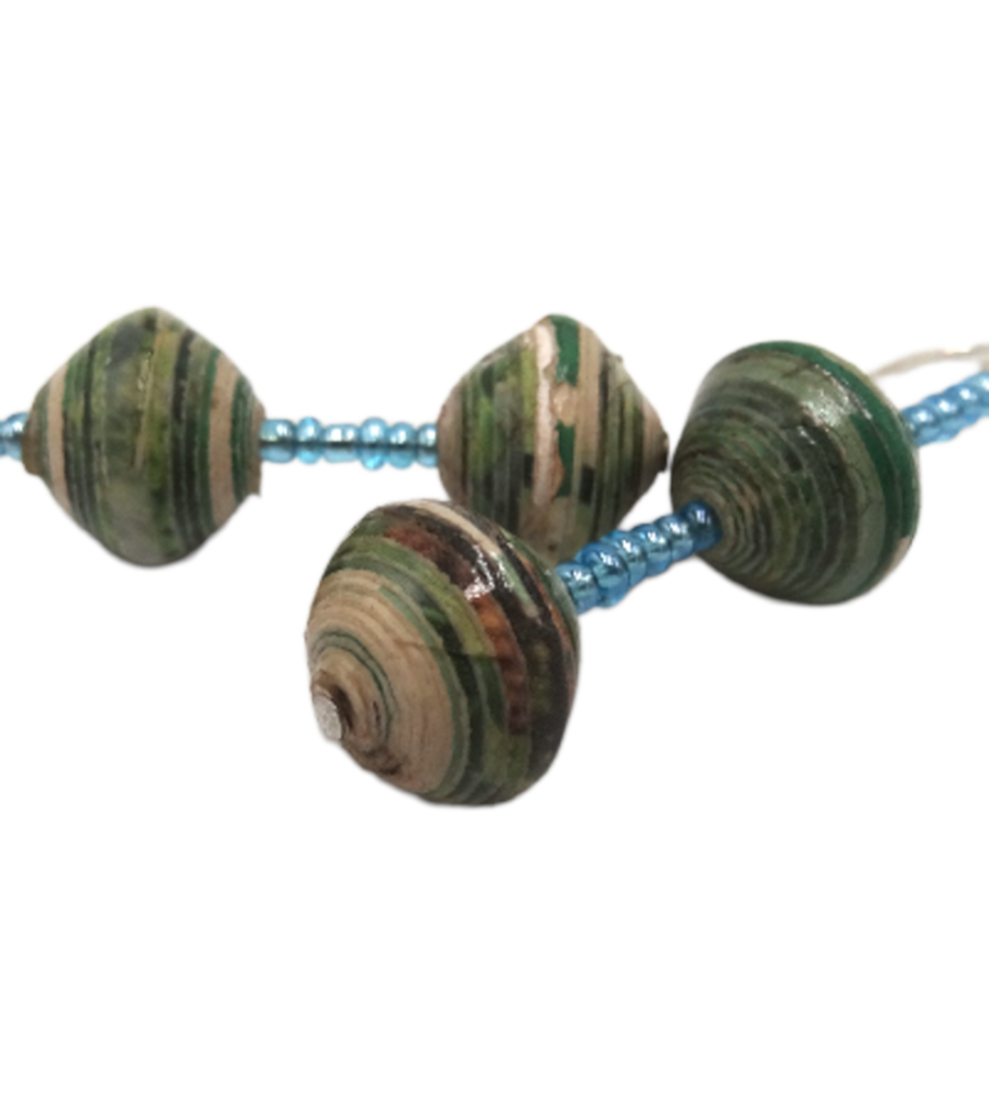 Handmade Indulgent Green Earring