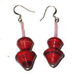Handmade Hot Red Earring