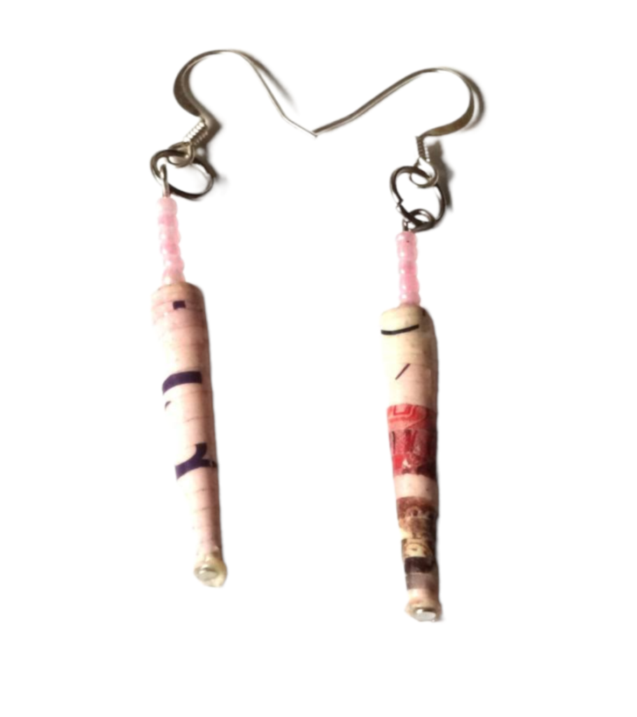 Handmade Posh Pink Earrings
