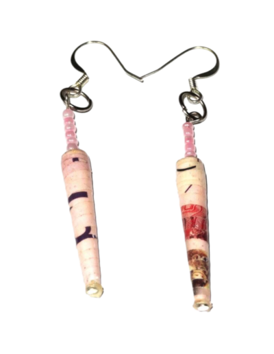 Handmade Posh Pink Earrings