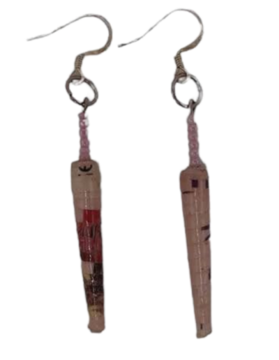 Handmade Posh Pink Earrings