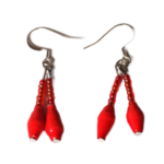 Handmade Luscious Red Earrings