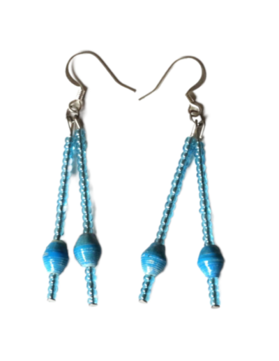 Handmade Dreamy Blue Earring