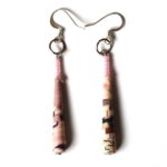 Handmade Fun and Flirty Pair of Pink Earrings