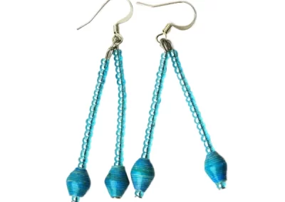 Handmade Angelic Blue Earring