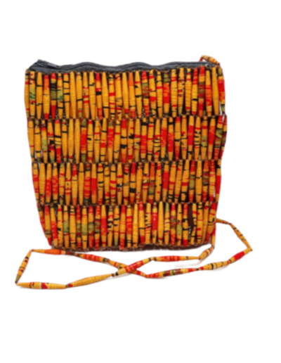 Handmade Vintage Yellow Red Bead Handbags