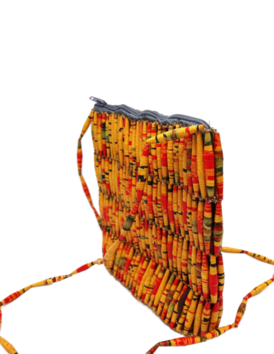 Handmade Vintage Yellow Red Bead Handbags