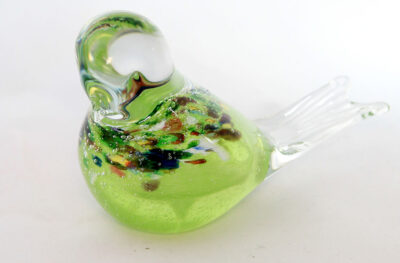 Light Green Glass Bird
