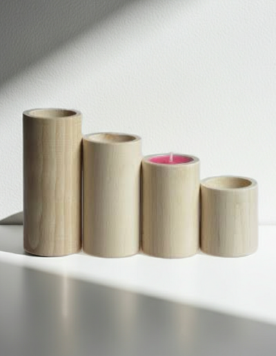 Round Candlestick Set