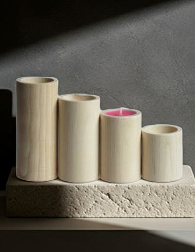 Round Candlestick Set