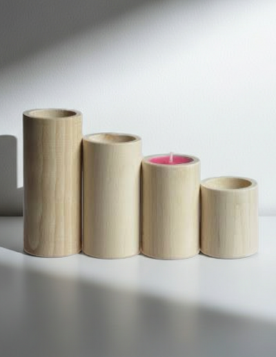 Round Candlestick Set