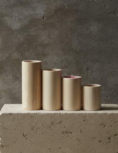 Round Candlestick Set