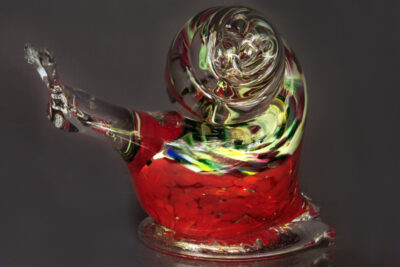 Red Glass Snail