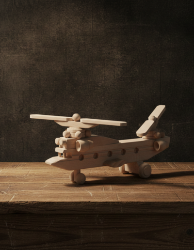 Wood Helicopter Toy