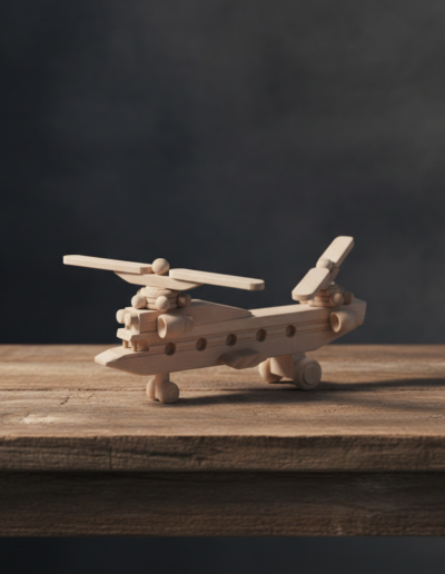Wood Helicopter Toy
