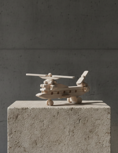 Wood Helicopter Toy