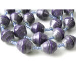 Dark Purple Bead Necklace