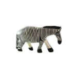 Handmade Wood Zebra | Figurine | Ornament | Knick Knack