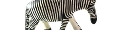 Wood Zebra Medium Sized