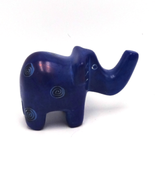 Stone Elephant Blue