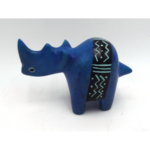 Stone Rhino Blue Pattern