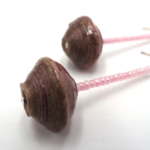 Handmade Brown Bead Earrings