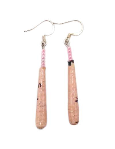 Handmade Classy Pink Earrings