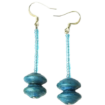 Handmade Classy Blue Earrings
