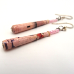 Handmade Classy Pink Bead Earrings