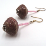 Handmade Classy Brown Earrings