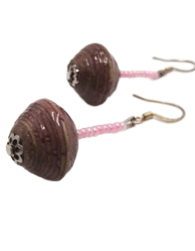 Handmade Classy Brown Earrings